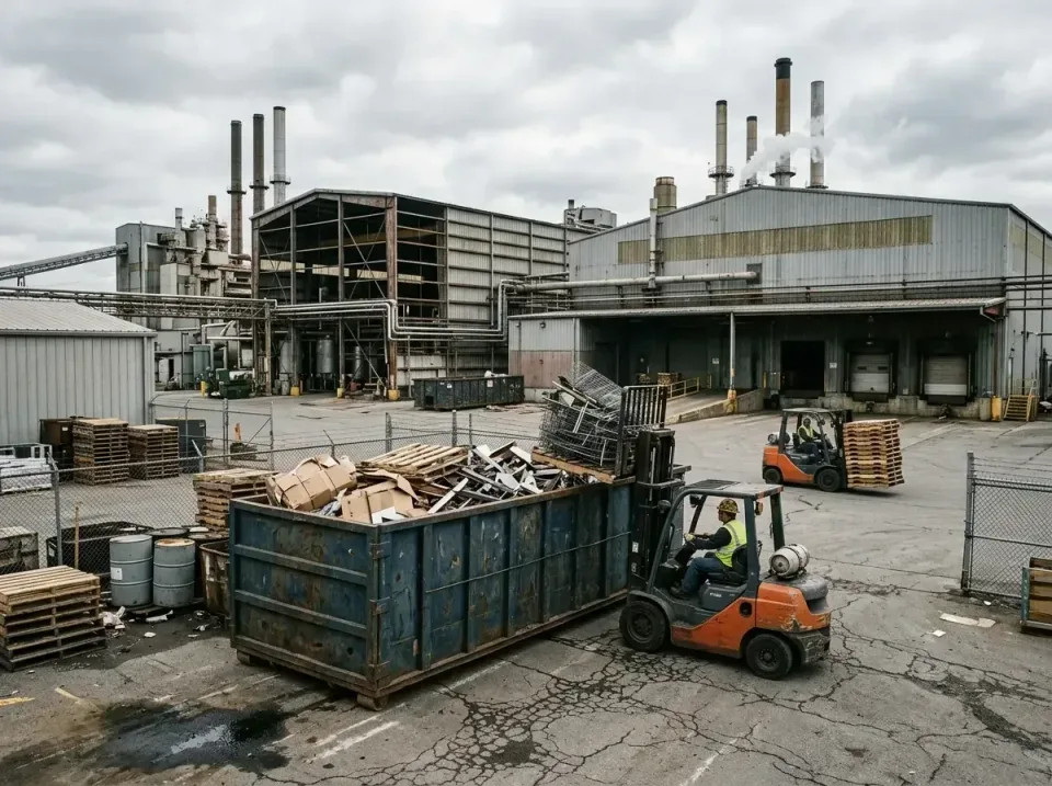 industrial-factory-scrap-conta-003 — frequently asked questions, Cheap Roll-off Dumpster Rentals in The Meadows, FL